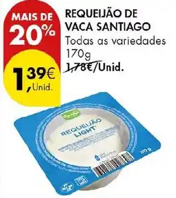 Pingo Doce Requeijão de vaca santiago promoção