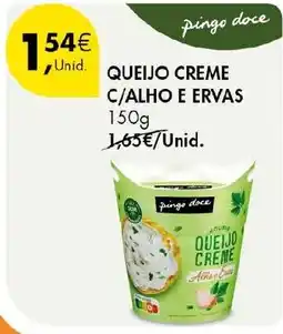 Pingo Doce Pingo Doce queijo creme c/alho e ervas promoção