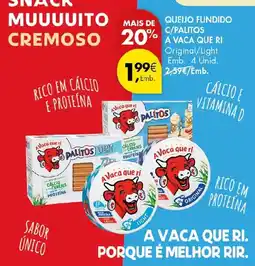 Pingo Doce A vaca que ri palitos light promoção