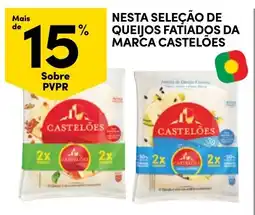 Continente queijos fatiados da marca castelões promoção