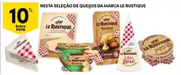 Continente queijos da marca le rustique promoção