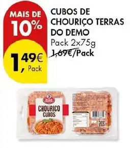 Pingo Doce Cubos de chouriço terras do demo promoção