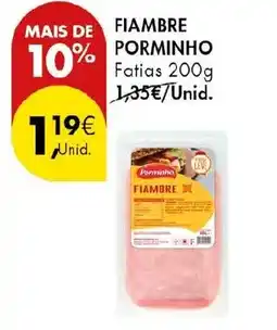 Pingo Doce Fiambre Porminho promoção