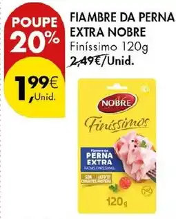 Pingo Doce Fiambre da perna extra nobre promoção