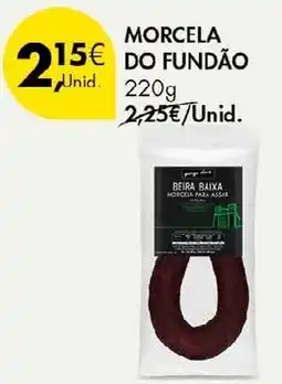 Pingo Doce Morcela do fundão promoção