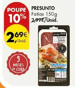 Pingo Doce Presunto fatiado promoção