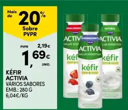 Continente Kéfir Activia promoção
