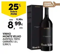 Continente Vinho Monte Velho promoção