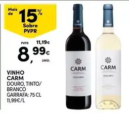 Continente vinho carm promoção