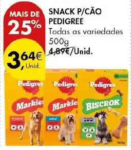 Pingo Doce Snack p/cão pedigree promoção