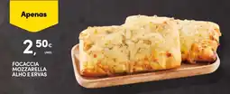 Continente Focaccia mozzarella alho e ervas promoção