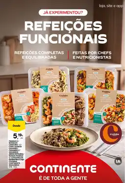 Continente Cozinha continente frango c/ noodles c/ cenoura c/ caril quinoa legumes c/ camarão c/ arroz integral massa frango c/ cogumelo promoção