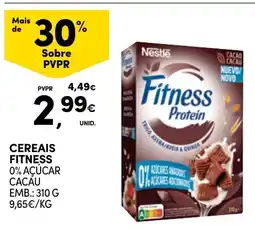 Continente Cereais fitness promoção