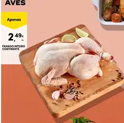 Continente Frango inteiro continente promoção