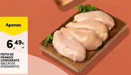 Continente Peito de frango continente promoção