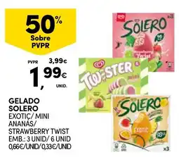 Continente Gelado solero promoção