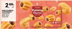 Continente mini churros continente cacao e avela promoção