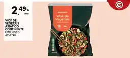 Continente Wok de vegetais continente promoção