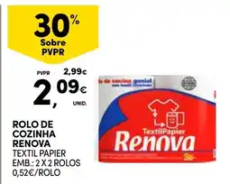 Continente rolo de cozinha renova promoção