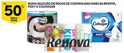 Continente rolos de cozinha das marcas renova, foxy e colhogar promoção