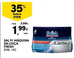Continente sal p/ máquina da loiça finish promoção