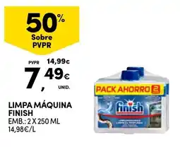 Continente limpa máquina finish promoção