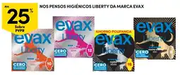 Continente pensos higiénicos liberty da marca evax promoção