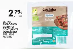 Continente Seitan biologico cozinha continente equilibrio promoção