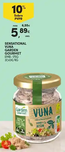 Continente Sensational vuna garden gourmet promoção