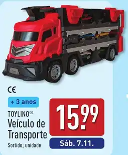 ALDI ToyLino veículo de transporte promoção