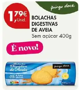 Pingo Doce Bolachas digestivas de aveia pingo doce promoção