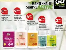 Pingo Doce Go active creatina promoção