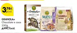 Pingo Doce Granola+ chocolate e coco promoção