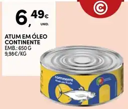 Continente Atum em óleo continente promoção