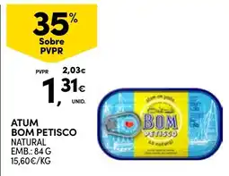 Continente atum bom petisco natural promoção