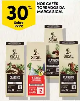Continente Cafés torrados da marca sical promoção