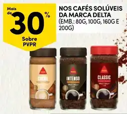 Continente Nossos cafés solúveis da marca delta promoção