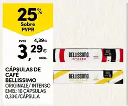 Continente Cápsulas de café bellissimo promoção