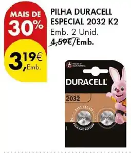 Pingo Doce Pilha duracell especial 2032 k2 promoção