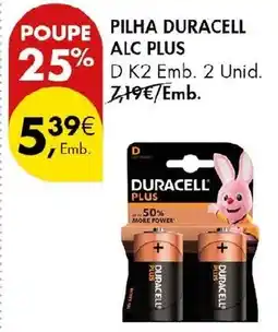Pingo Doce Pilha duracell alc plus promoção