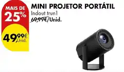 Pingo Doce mini projetor portátil promoção