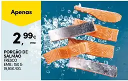 Continente Porção de salmão fresco promoção