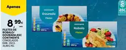 Continente filetes de robalo/dourada asc continente promoção