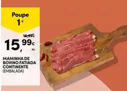 Continente Maminha de bovino continente promoção