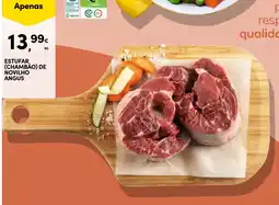 Continente Estufar (chambão) de novilho angus promoção