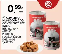Continente Alimento Humido P/ Cão Continente Pet Basic promoção