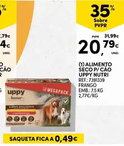 Continente Alimento seco p/ cão uppy nutri promoção