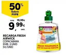 Continente recarga fresh airwick copacabana promoção
