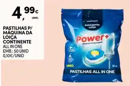 Continente Pastilhas p/ máquina da loiça continente all in one promoção