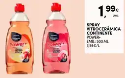 Continente Spray vitrocêrmica continente power+ promoção